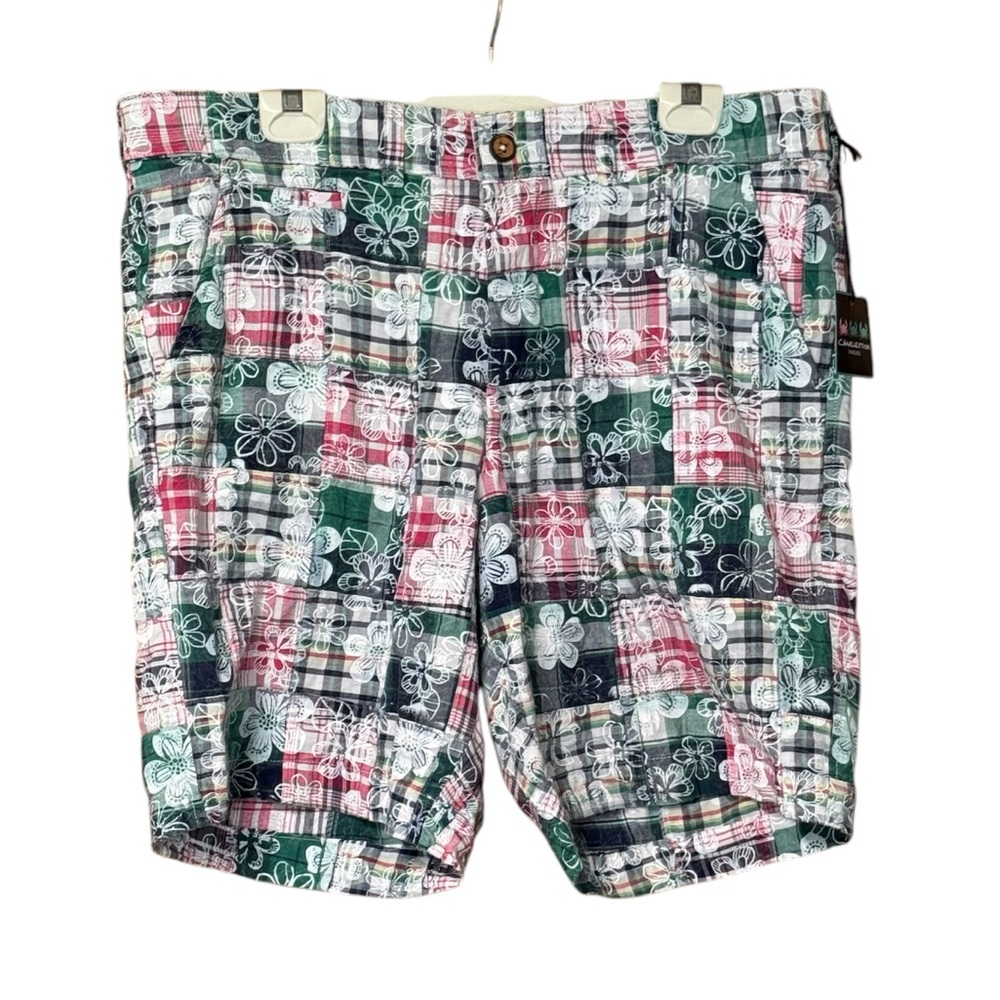 Charleston Threads Mens Madre Cotton Flat Front Shorts 38